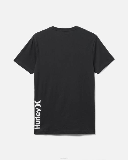 hombres Hurley negro existe camiseta de rendimiento de manga corta seca bootcamp ropa 8L2D57