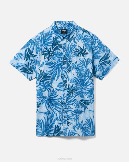 hombres Hurley niebla glaciar camiseta orgánica con cuña ropa 8L2D364