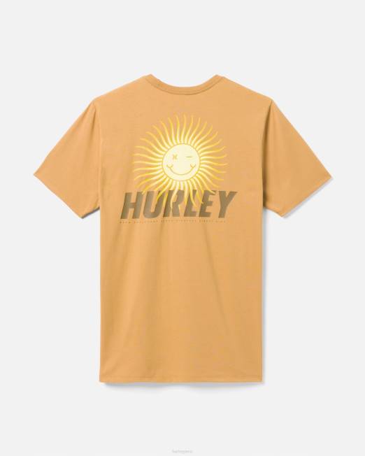 hombres Hurley piedra de tierra camiseta de chico feliz del sol explora todos los días ropa 8L2D302