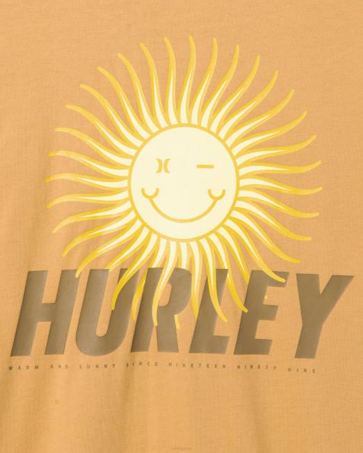 hombres Hurley piedra de tierra camiseta de chico feliz del sol explora todos los días ropa 8L2D302
