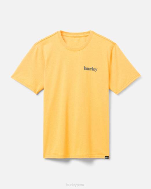 hombres Hurley salsa btr Manga corta abullonada con parte inferior reciclada para todos los días. ropa 8L2D373