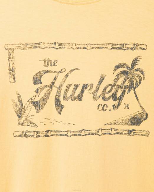 hombres Hurley salsa btr manga corta vintage todos los días ropa 8L2D395