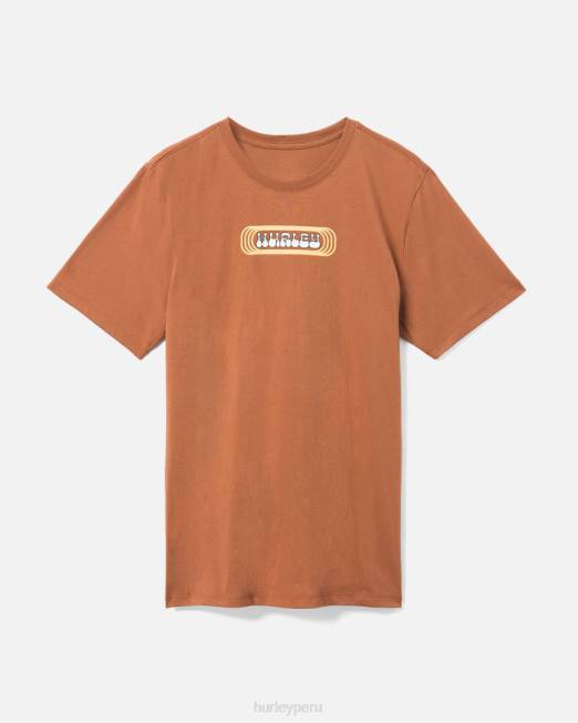 hombres Hurley óxido de sion todos los días explora el cuadrado perdido de manga corta ropa 8L2D320