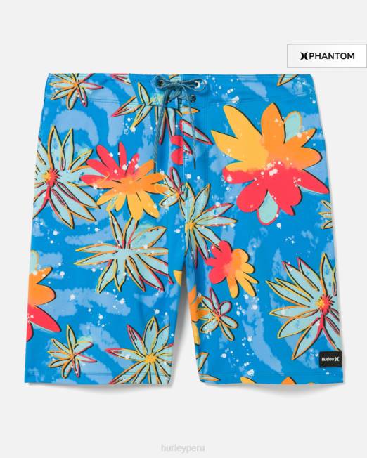 hombres Hurley azul heroico 2 bañador phantom de fin de semana de 20" ropa 8L2D191