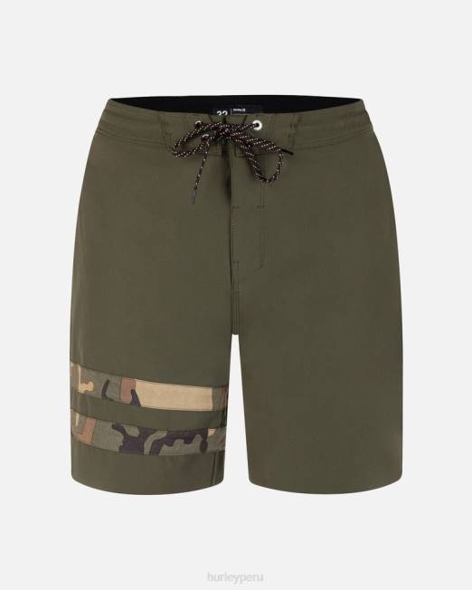 hombres Hurley carga bañador phantom block party renegade de 18" ropa 8L2D2