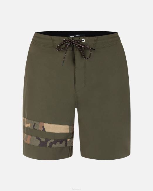 hombres Hurley carga bañador phantom block party renegade de 18\" ropa 8L2D2