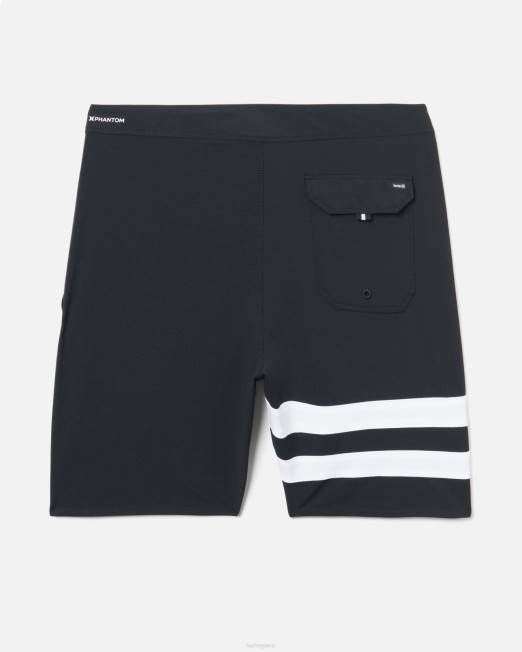 hombres Hurley combinación negra bañador phantom block party de 18\" ropa 8L2D154