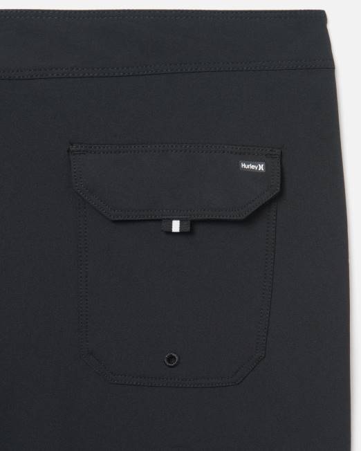 hombres Hurley combinación negra bañador phantom block party de 18\" ropa 8L2D154