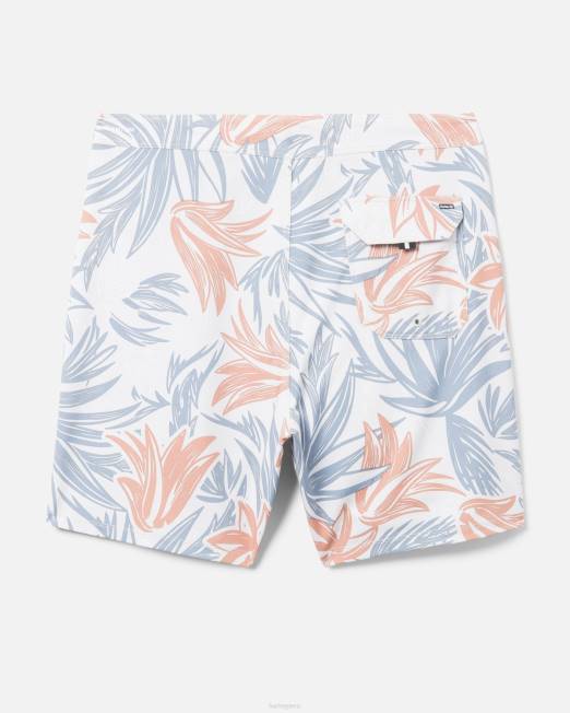 hombres Hurley hueso bañador phantom tailgate de 18\" ropa 8L2D198