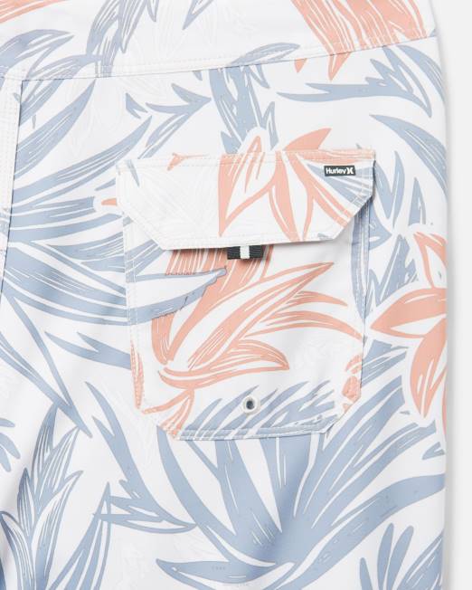 hombres Hurley hueso bañador phantom tailgate de 18\" ropa 8L2D198