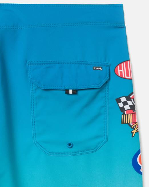 hombres Hurley neón ártico phantom-eco nascar llamas 18\" boardshort ropa 8L2D181