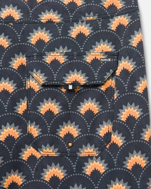 hombres Hurley negro múltiple bañador phantom tailgate de 18\" ropa 8L2D186