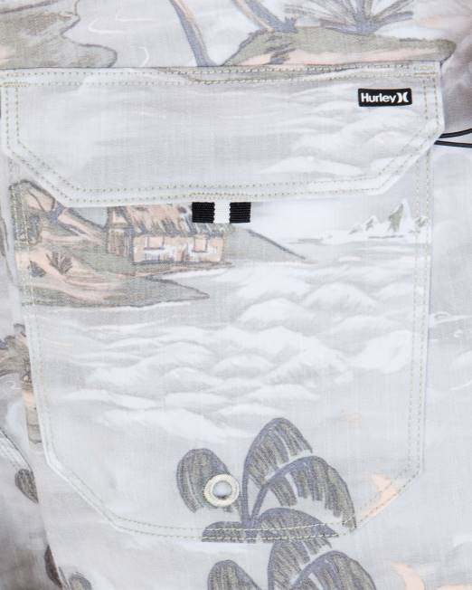 hombres Hurley sombra de montaña bañador phantom naturals Weekender de 20\" ropa 8L2D164