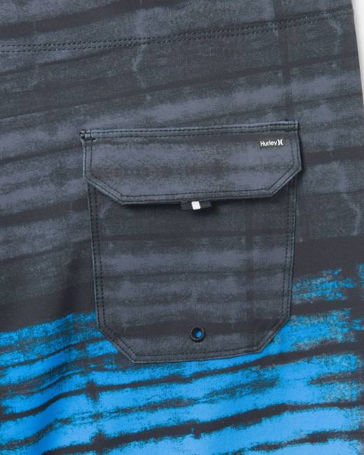 hombres Hurley tono negro bañador phantom de fin de semana de 20\" ropa 8L2D187