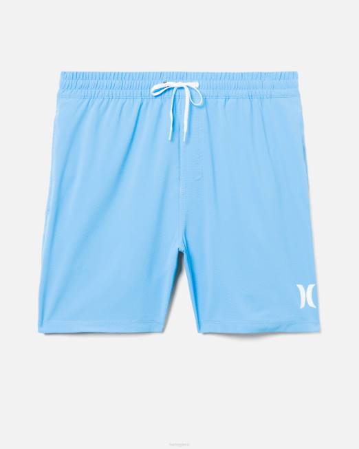 hombres Hurley unidad azul Un único bañador de voleibol sólido de 17\" ropa 8L2D193