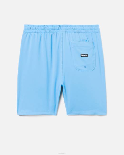 hombres Hurley unidad azul Un único bañador de voleibol sólido de 17\" ropa 8L2D193