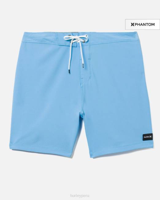 hombres Hurley unidad azul phantom uno y único bañador sólido de 18" ropa 8L2D192