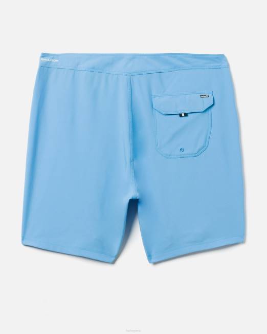 hombres Hurley unidad azul phantom uno y único bañador sólido de 18\" ropa 8L2D192