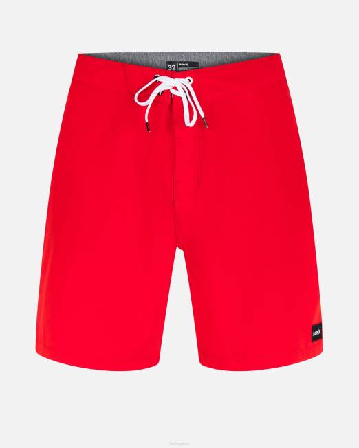 hombres Hurley unidad roja phantom-eco, el único bañador sólido de 18\" ropa 8L2D166