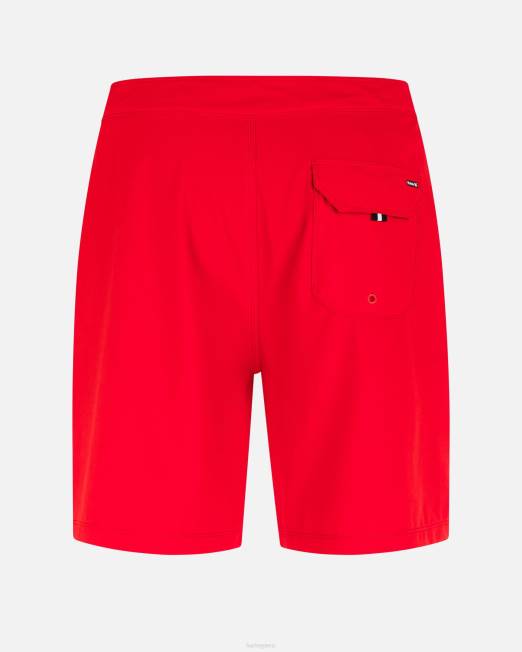 hombres Hurley unidad roja phantom-eco, el único bañador sólido de 18\" ropa 8L2D166