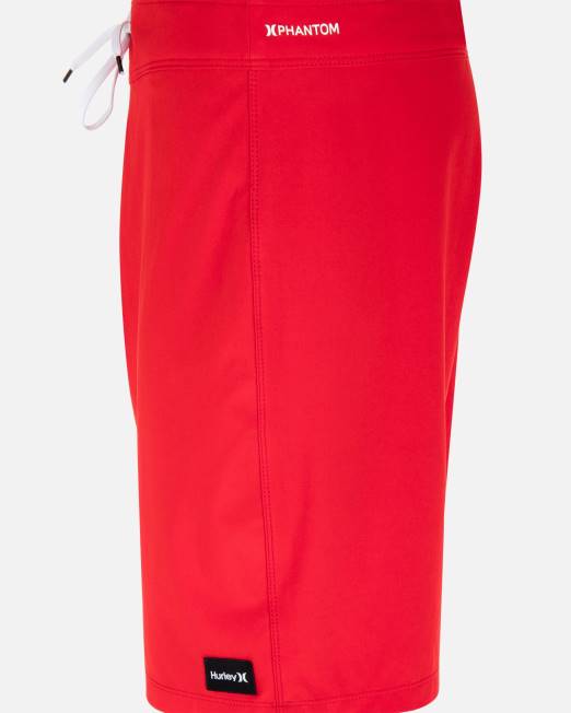 hombres Hurley unidad roja phantom-eco, el único bañador sólido de 18\" ropa 8L2D166