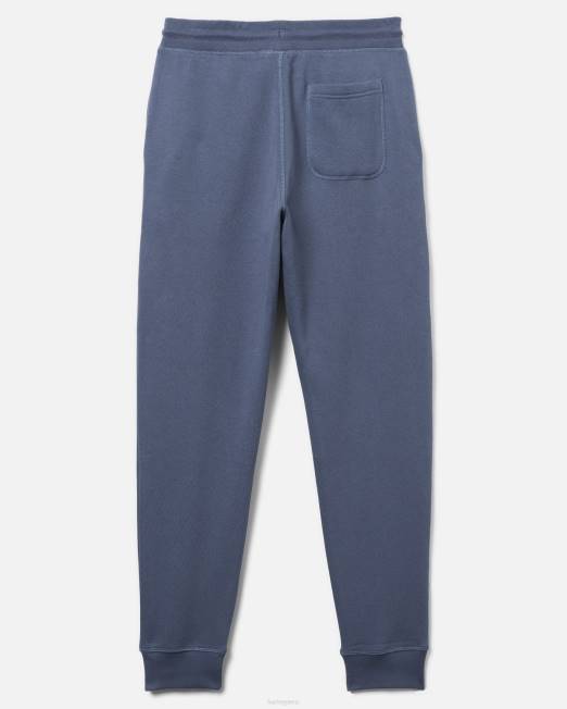 hombres Hurley azul oscuro Existen joggers de felpa de algodón con logo recuadrado y ajuste relajado ropa 8L2D61