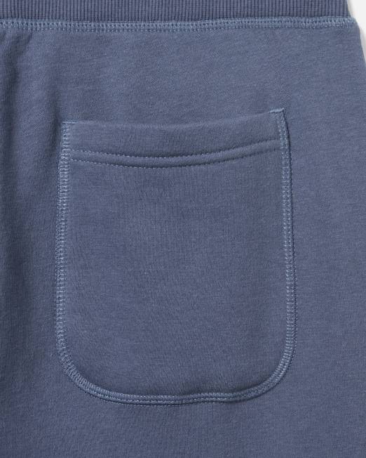 hombres Hurley azul oscuro Existen joggers de felpa de algodón con logo recuadrado y ajuste relajado ropa 8L2D61