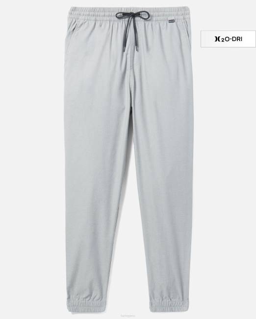 hombres Hurley gris piedra jogging de vapor dri outsider ropa 8L2D228