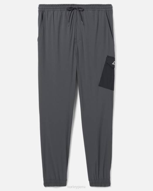 hombres Hurley gris piedra oscuro corredor forastero fantasma ropa 8L2D226