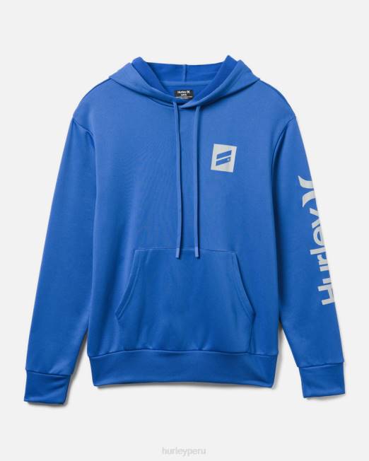 hombres Hurley azul existe bootcamp sudadera con capucha de felpa francesa ropa 8L2D45