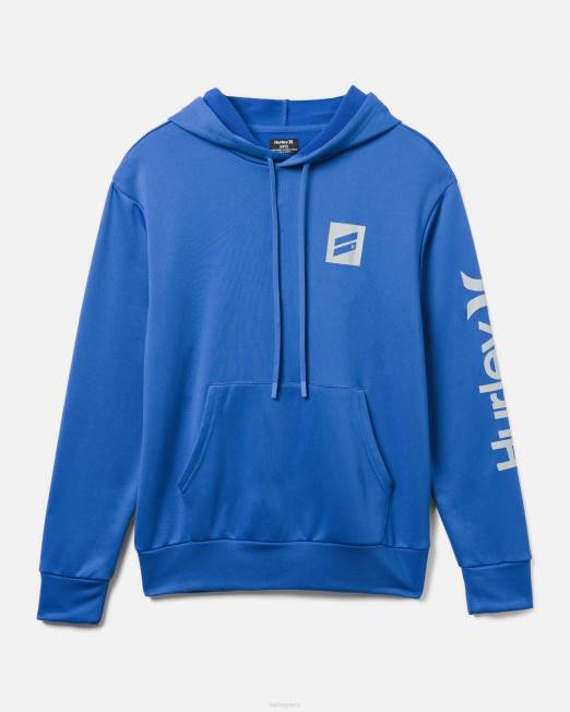 hombres Hurley azul existe bootcamp sudadera con capucha de felpa francesa ropa 8L2D45