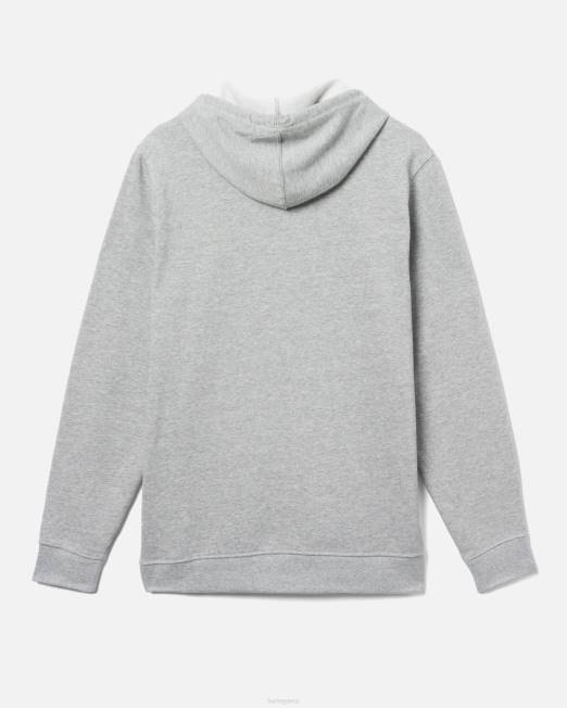 hombres Hurley gris jaspeado oscuro 2 una y única sudadera con capucha de lana ropa 8L2D362