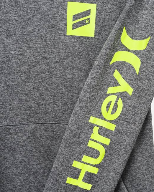 hombres Hurley gris negro existe bootcamp sudadera con capucha de felpa francesa ropa 8L2D52
