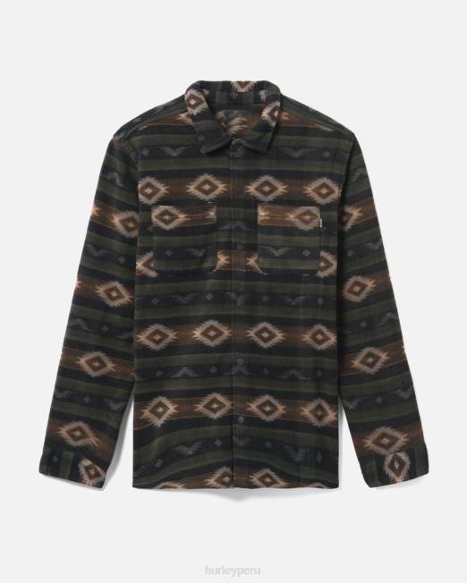 hombres Hurley combinación negra santa cruz sensación térmica manga larga ropa 8L2D335