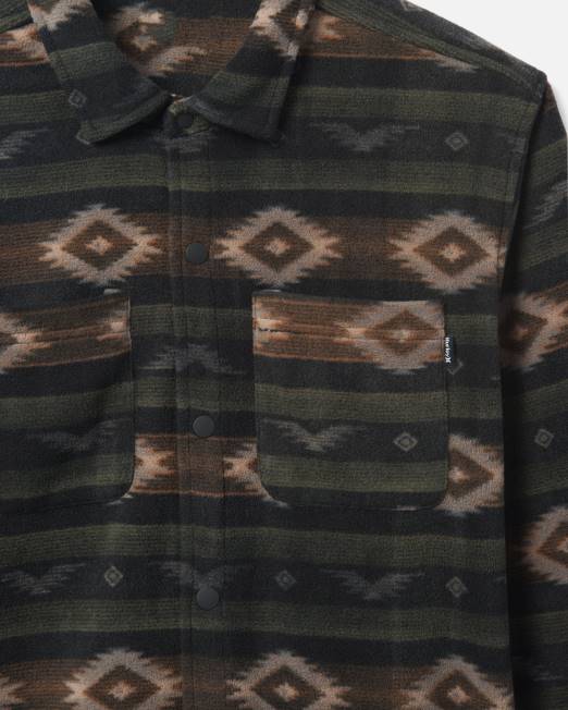 hombres Hurley combinación negra santa cruz sensación térmica manga larga ropa 8L2D335