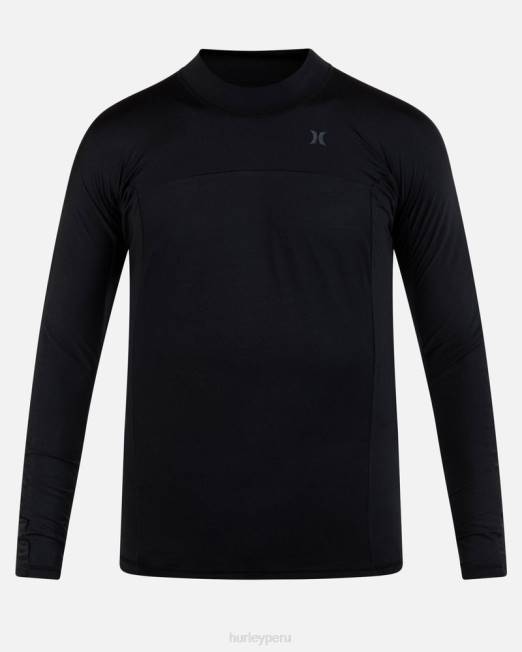 hombres Hurley negro kai lenny x chanel crossing paddle series manga larga ropa 8L2D263