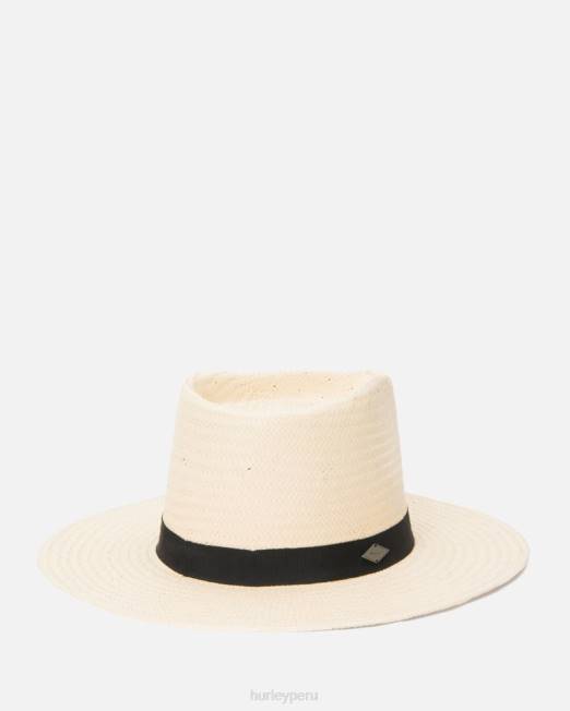 mujer Hurley caqui sombrero de paja villa accesorios 8L2D596