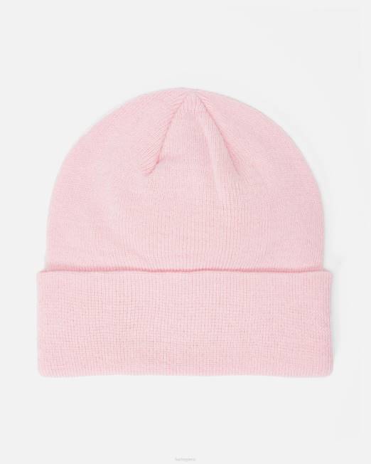 mujer Hurley espuma rosa gorro con puño de diamantes accesorios 8L2D602
