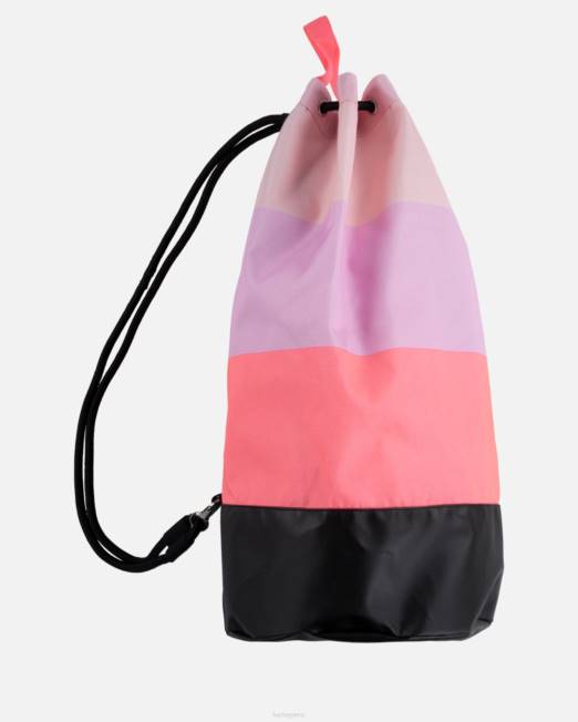 mujer Hurley hiper rosa bolsa de playa con cordón accesorios 8L2D605