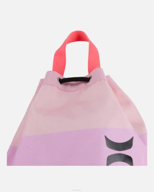 mujer Hurley hiper rosa bolsa de playa con cordón accesorios 8L2D605