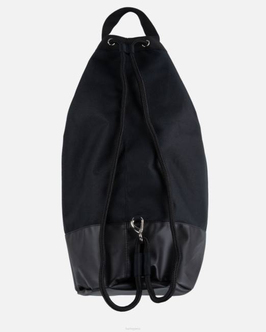 mujer Hurley negro bolsa de playa con cordón accesorios 8L2D604