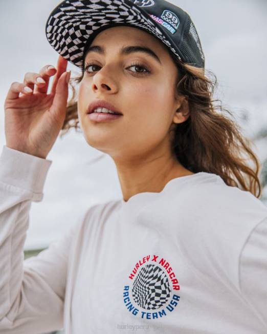 mujer Hurley negro gorra de camionero de espuma nascar accesorios 8L2D512