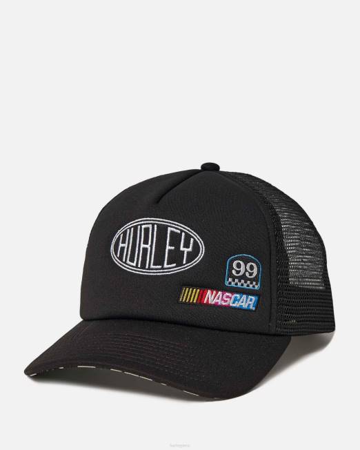 mujer Hurley negro gorra de camionero de espuma nascar accesorios 8L2D512