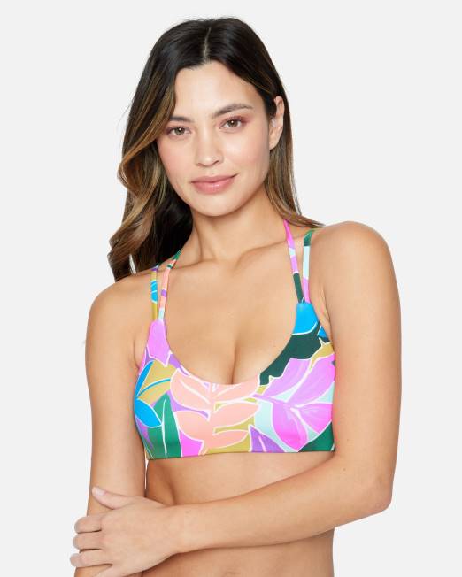 mujer Hurley Violeta max isla tirar en la parte superior ropa 8L2D483