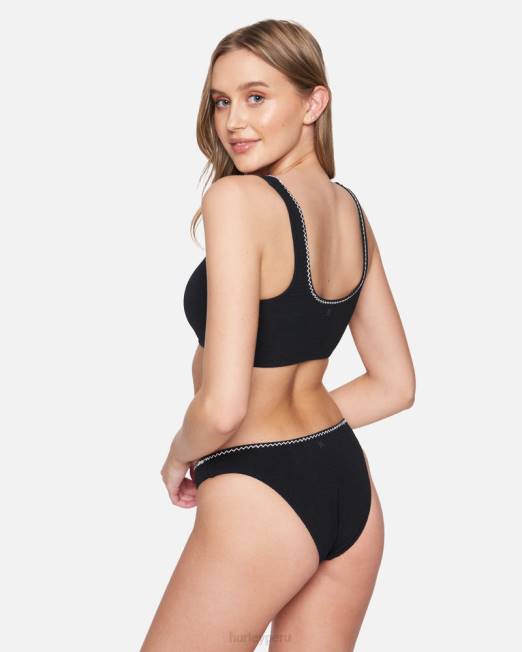 mujer Hurley blanco negro fondo costero moderado ropa 8L2D487