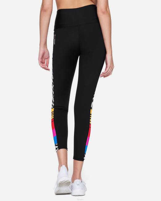mujer Hurley blanco negro legging de surf con bloques de color nascar ropa 8L2D498