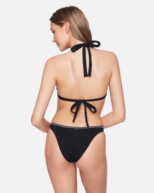 mujer Hurley blanco negro trasero francés descarado costero ropa 8L2D476