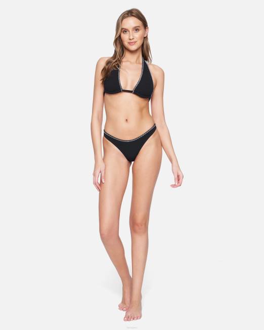 mujer Hurley blanco negro trasero francés descarado costero ropa 8L2D476