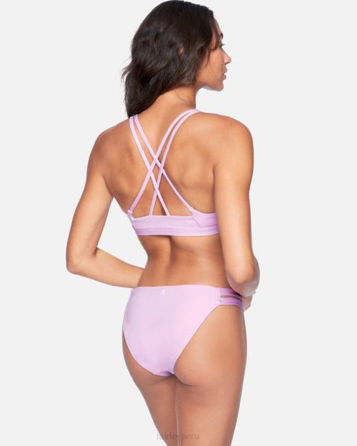 mujer Hurley glicina braguita de bikini moderada max solid ropa 8L2D537