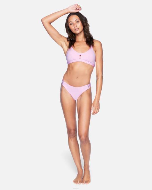 mujer Hurley glicina braguita de bikini moderada max solid ropa 8L2D537